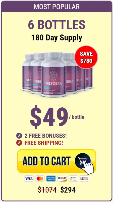 Presgera 6 bottle price 